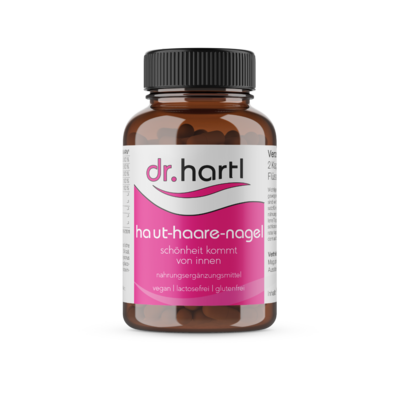 Sie sehen eine Packung Dr. Hartl Haut-Haare-Nägel Kapseln, 60 Stück, Produktbild: 01 Dr. Hartl Haut-Haare-Nägel Kapseln, 60 Stück, A-Nr.: 8894847 - 01