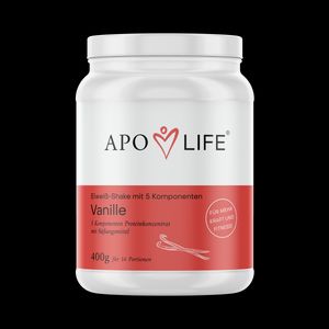 Apolife Pulver Fitness-Shake Vanille - 400 Gramm