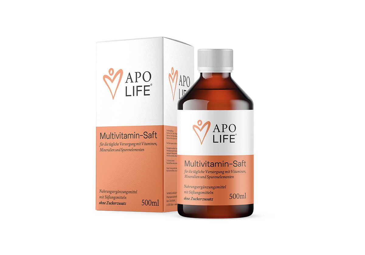 Apolife Multivitaminsaft für Kinder - 500 Milliliter