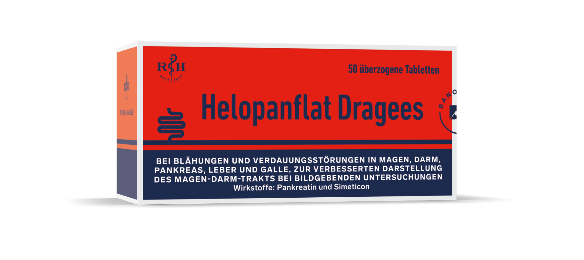 HELOPANFLAT 50 Drg. - 50 Stück