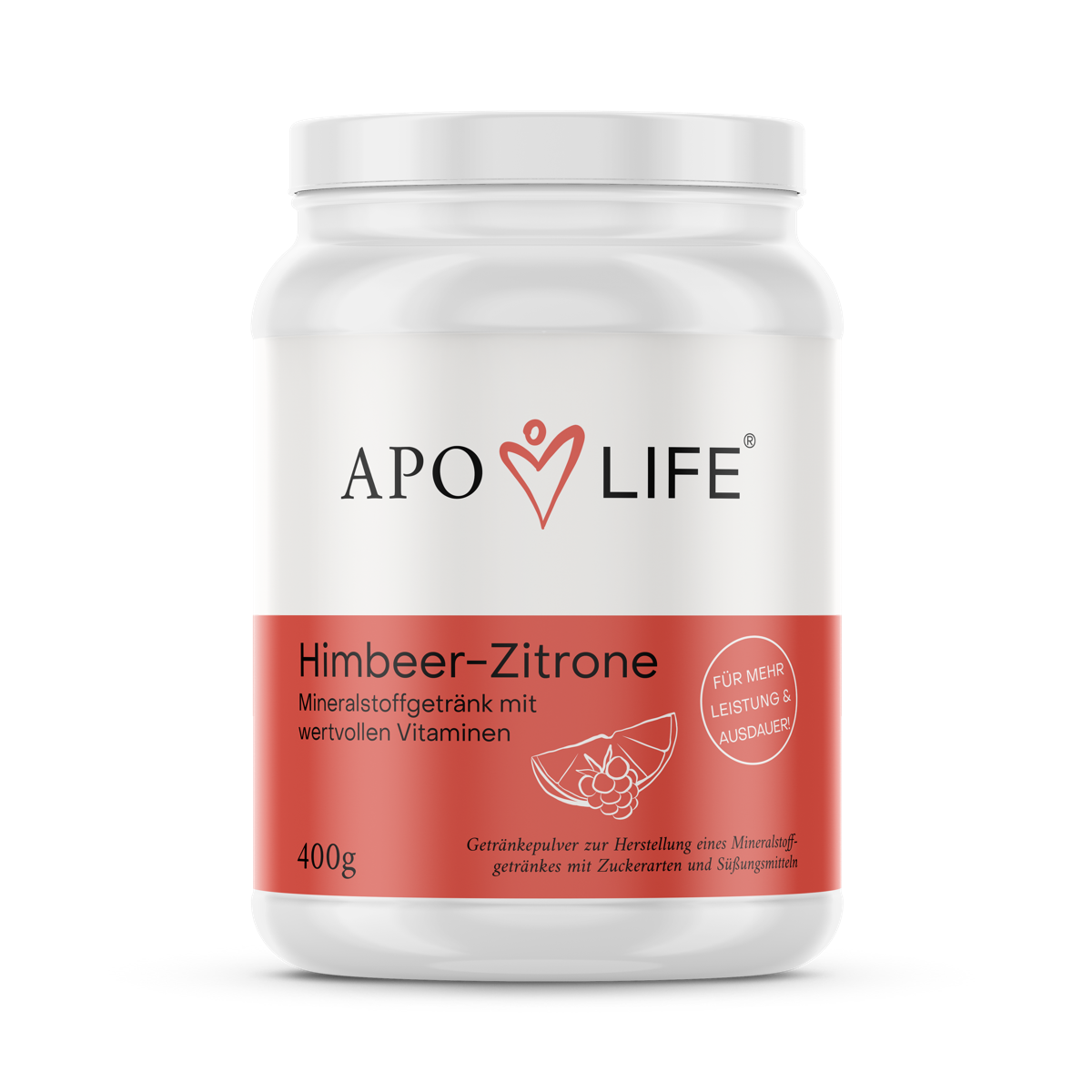 APOLIFE PLV MINERAL HIMBEER-ZITRONE - 610 Gramm