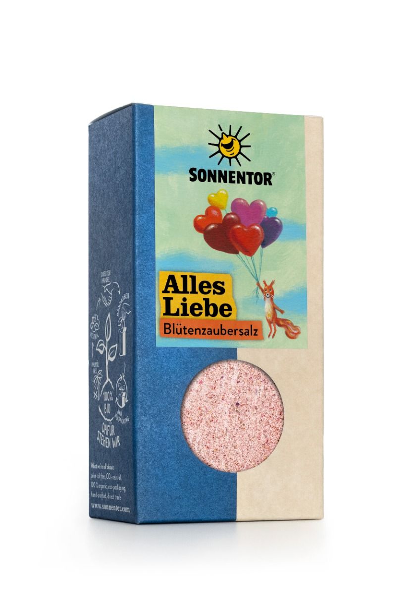 Sonnentor© Alles Liebe Blütenzaubersalz - 120 Gramm