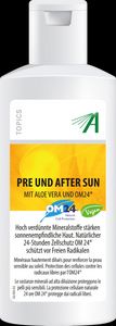 Adler Pre und After Sun Gel mit Aloe Vera und OM24 - 200 Milliliter