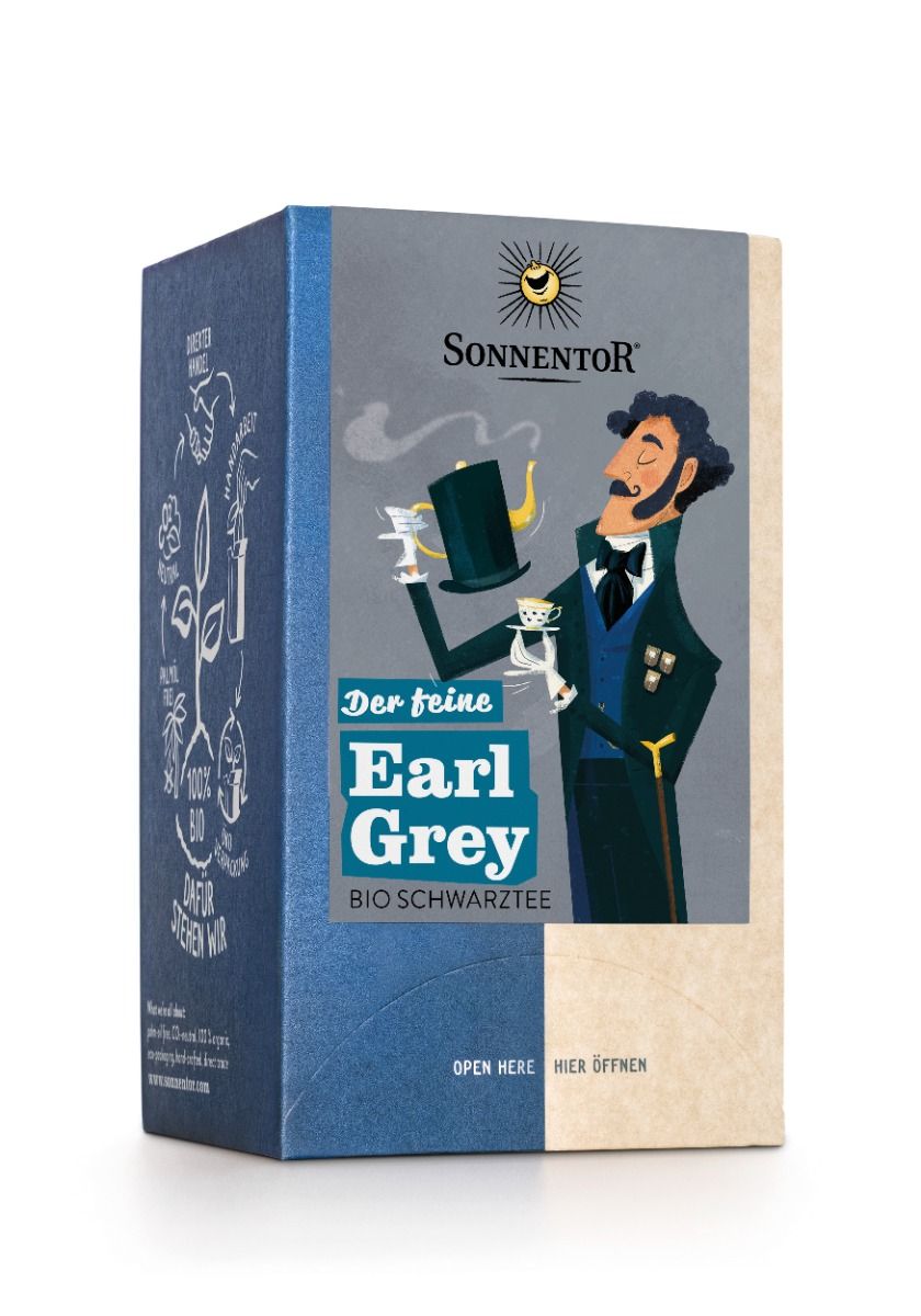 Sonnentor© Der feine Earl Grey Schwarztee - 18 Stück