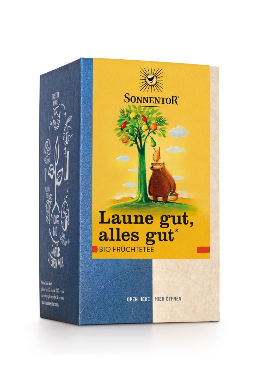 Sonnentor Laune gut, alles gut® Früchtetee - 18 Stück