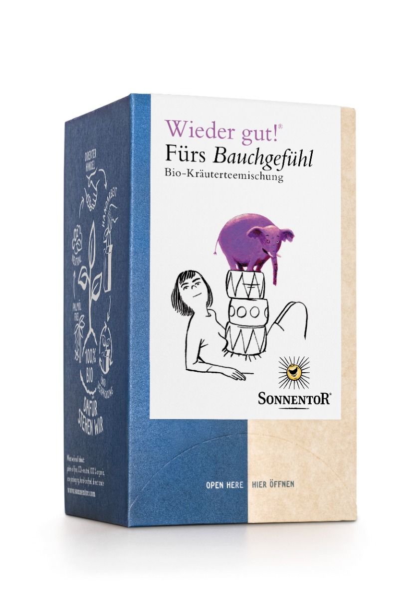 Sonnentor© Fürs Bauchgefühl® Tee - 18 Stück