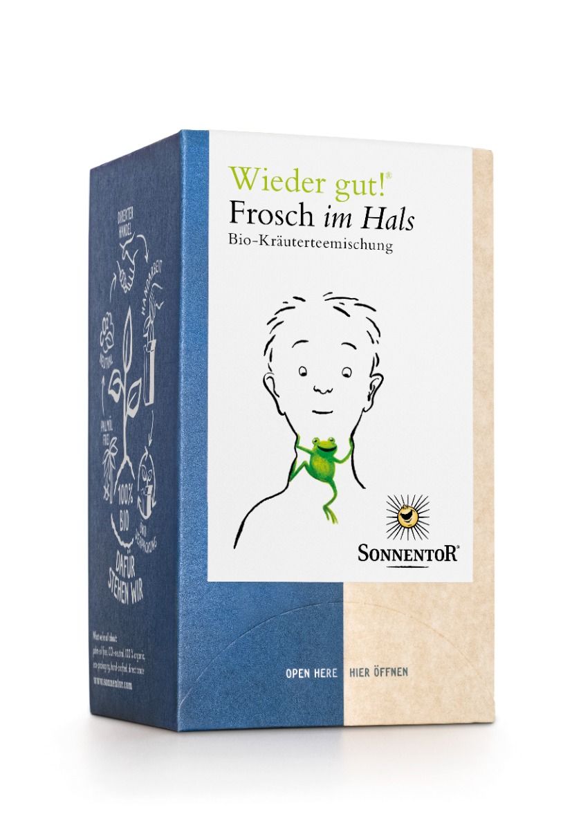 Sonnentor Frosch im Hals® Tee - 18 Stück