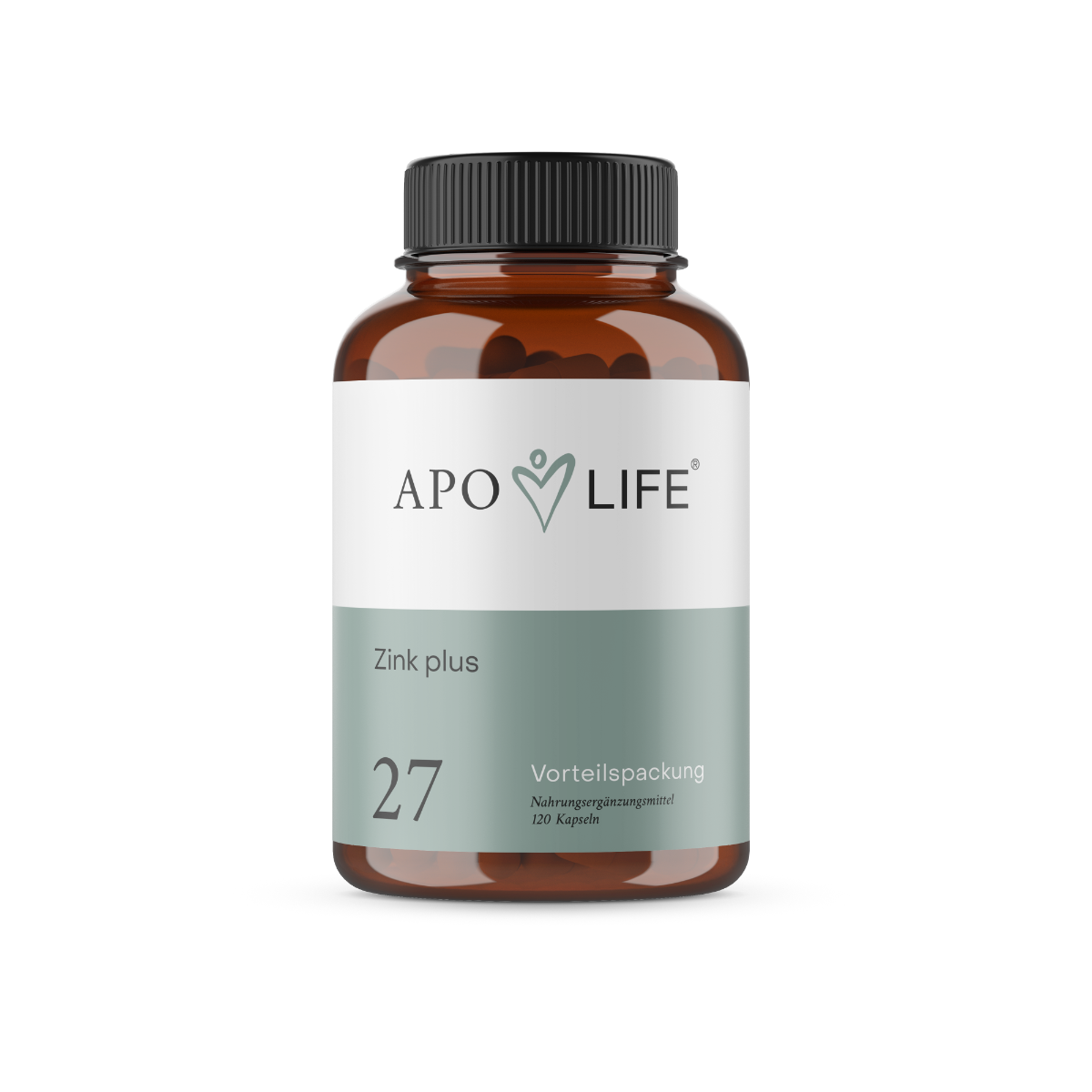 Apolife Kapseln 27 Zink Plus - 120 Stück