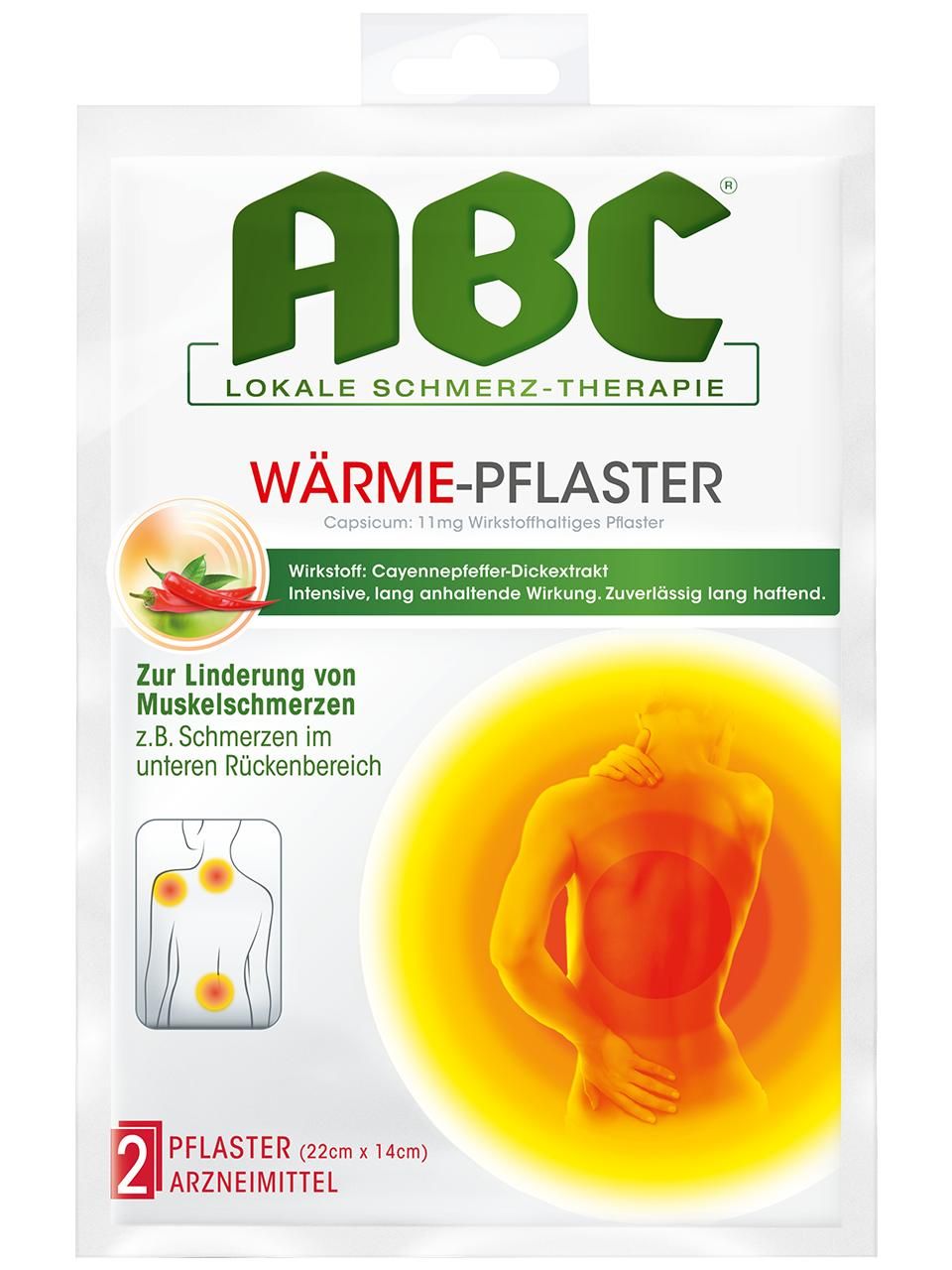Hansaplast ABC Wärme-Pflaster - 2 Stück
