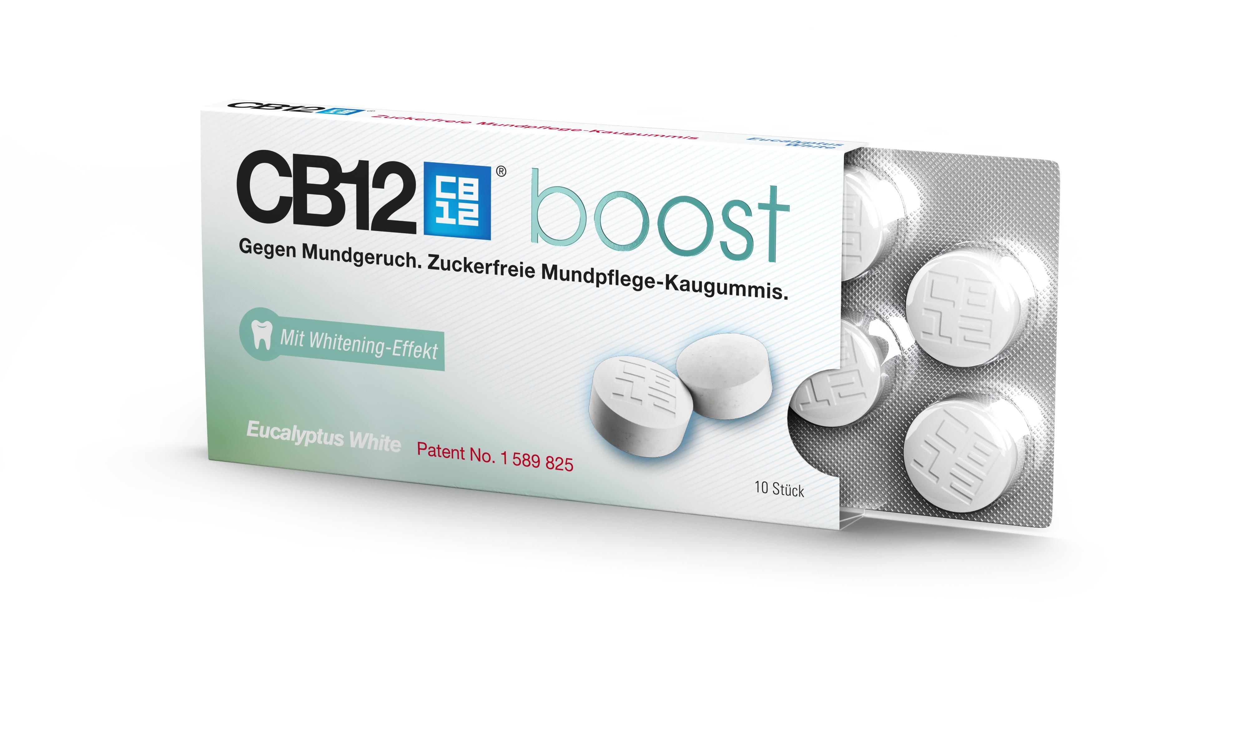 CB12 BOOST GUM Eukalypt. White - 10 Stück
