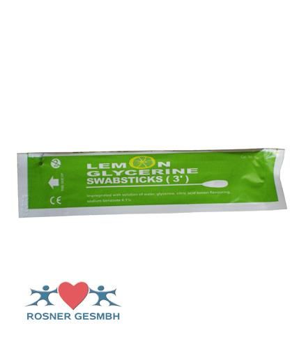 Rosner Lemon-Glycerin swabs 25X3 - 75 Stück