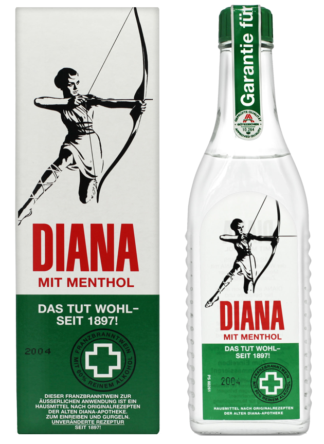 DIANA Franzbranntwein mit Menthol - 250 Milliliter