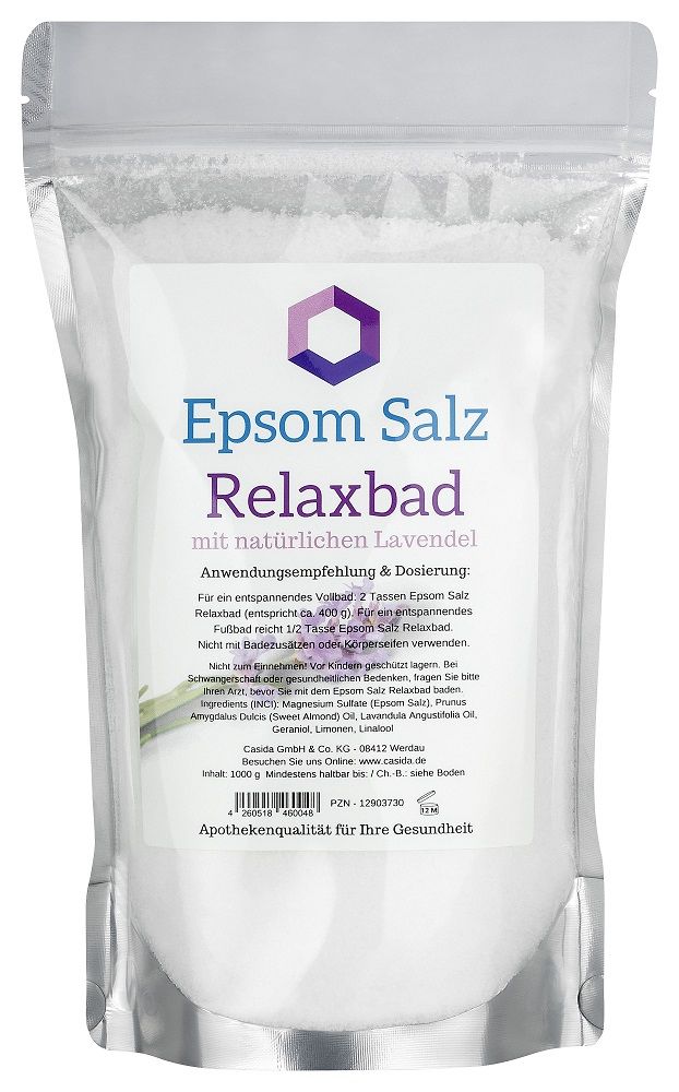 Epsom Salz Relaxbad - 1000 Gramm