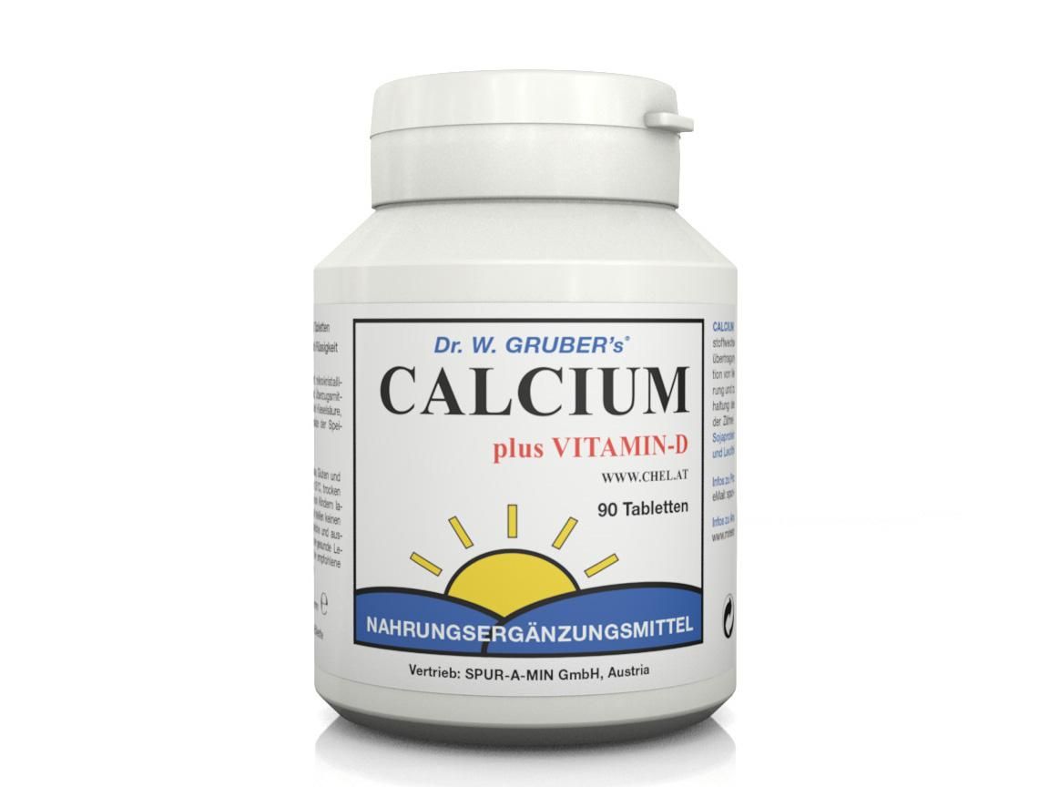 Dr. W. Grubers Calcium Chelat plus Vitamin D - 90 Stück