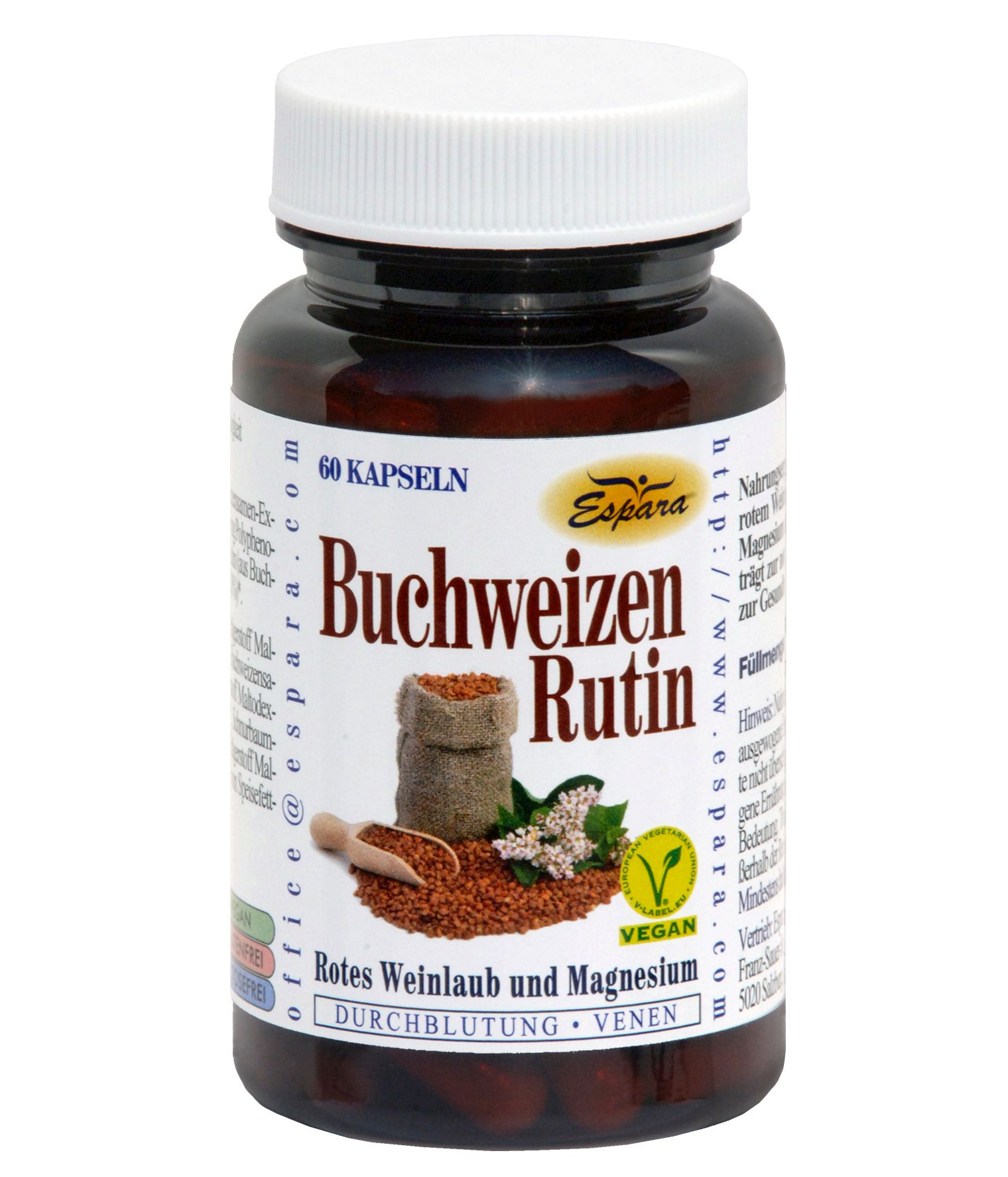 Espara Buchweizen-Rutin Kapseln - 60 Stück