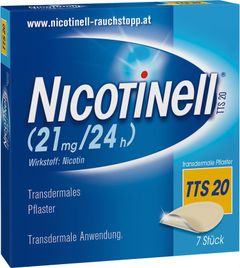 Nicotinell TTS 20 transdermale Pflaster 7 Stück - 7 Stück