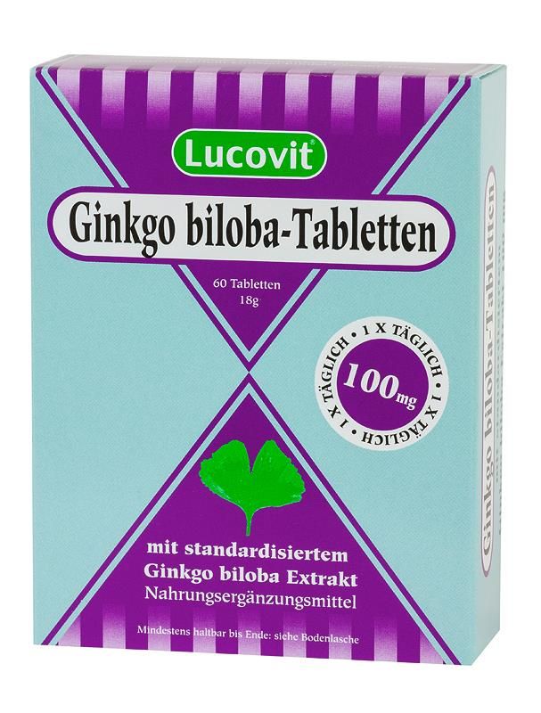 LUCOVIT GINKGO BIL 100MG TBL - 60 Stück