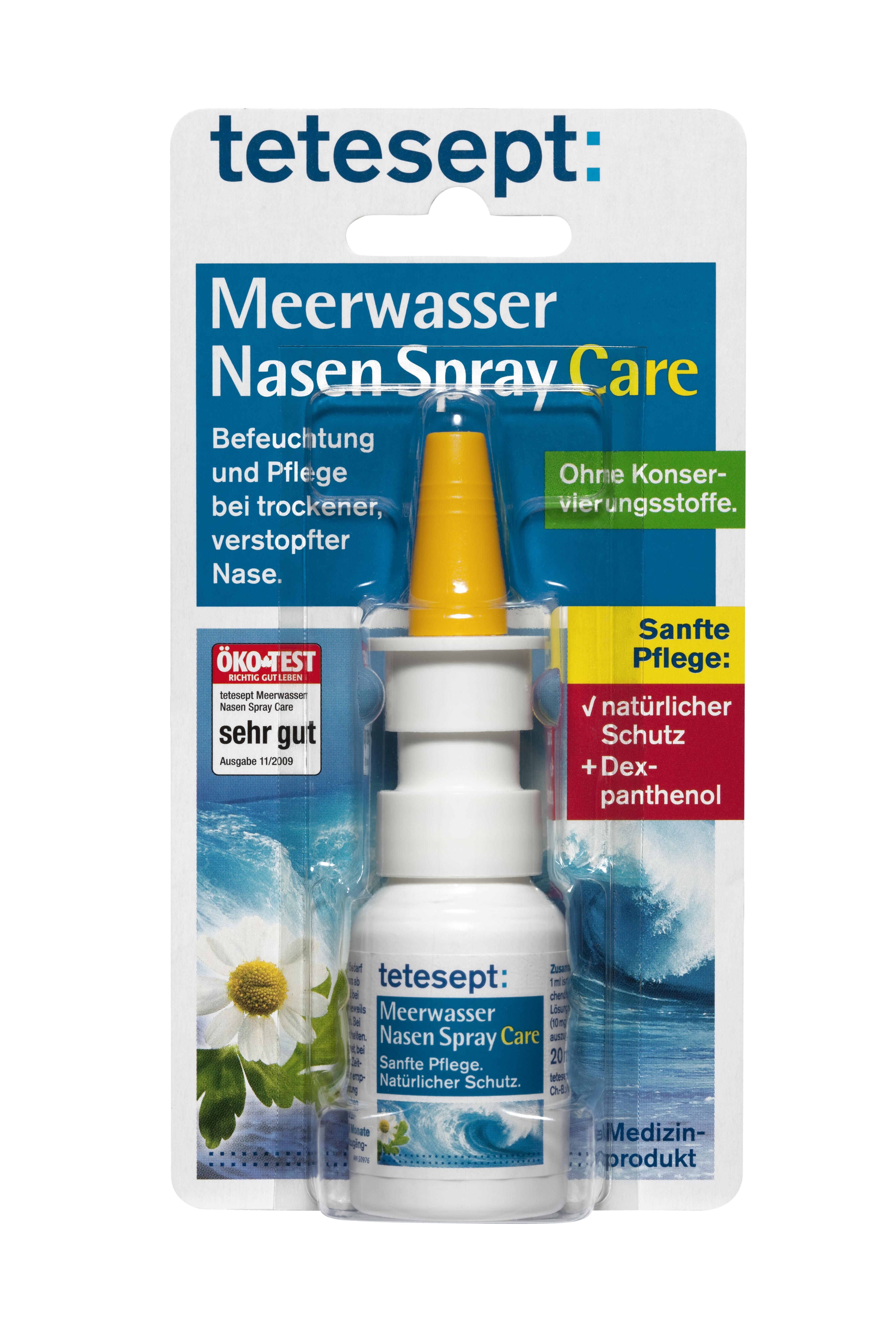 tetesept Meerwasser Nasenspray Care - 20 Milliliter