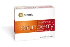 Apremia Cranberry mit Vitamin C Kapseln - 60 Stück
