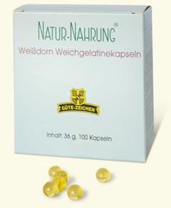 Naturnahrung Weissdorn Weichgelatinekapseln - 100 Stück