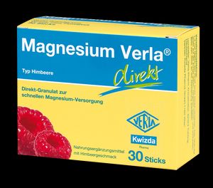 Magnesium Verla Direkt Himbeer - 30 Stück