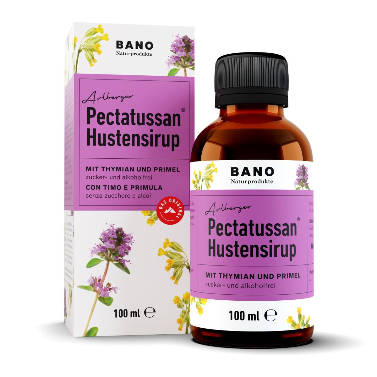 BANO PECTATUSSAN THYMIAN PRIMEL HUSTENSIRUP 100ml - 100 Milliliter