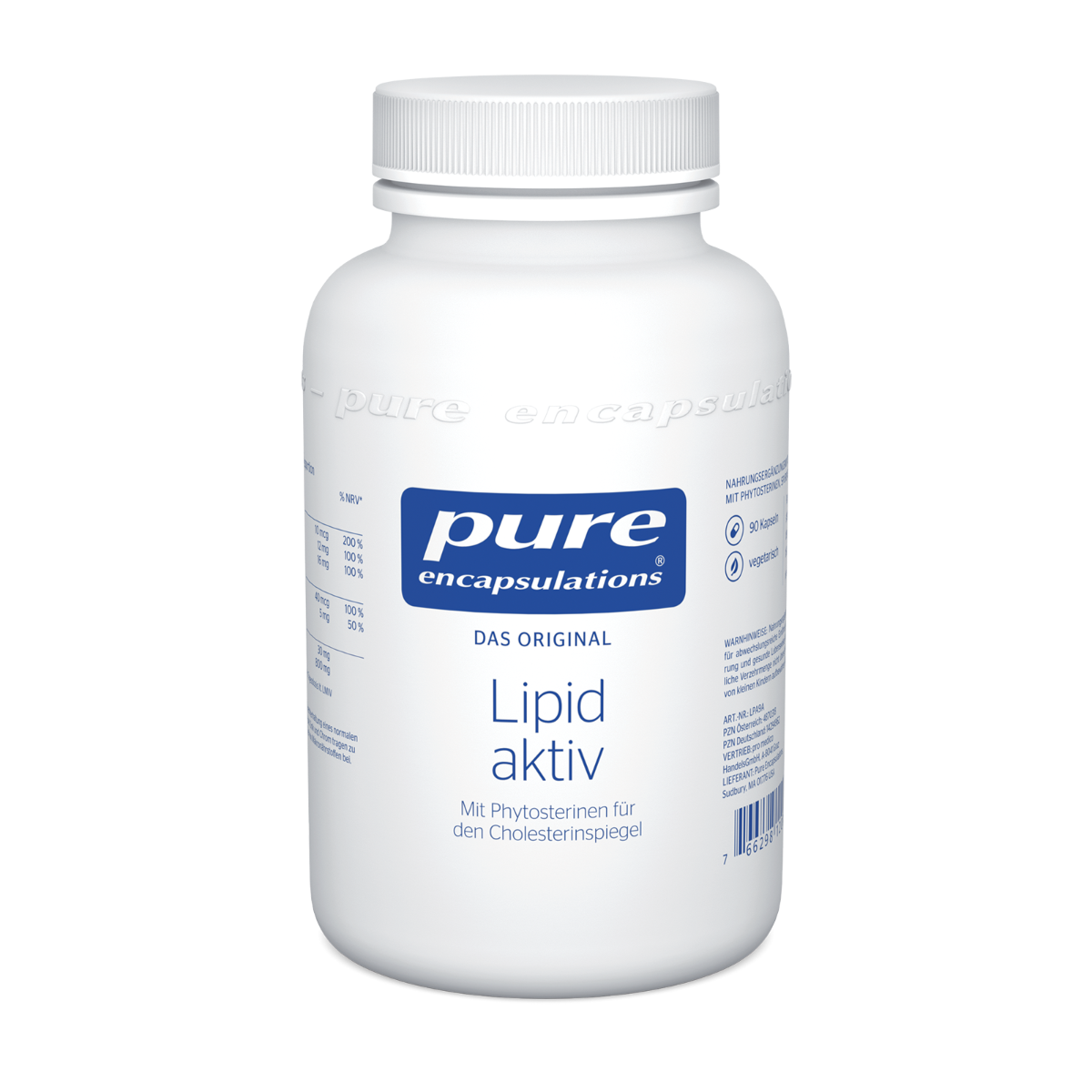 Pure Encapsulations Lipid aktiv - 90 Stück