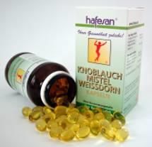 Hafesan&#x20;Knoblauch&#x20;Mistel&#x20;Weissdorn&#x20;Kapseln&#x20;-&#x20;80&#x20;St&#xFC;ck