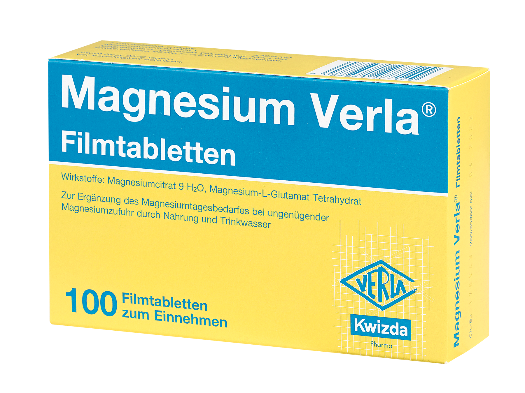 Magnesium Verla - Filmtabletten - 100 Stück