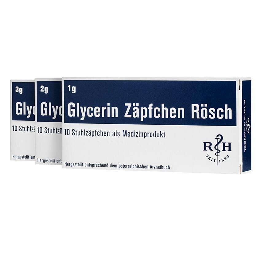 GLYCERINZÄPFCHEN RÖSCH 2g 10 Stk. - 10 Stück