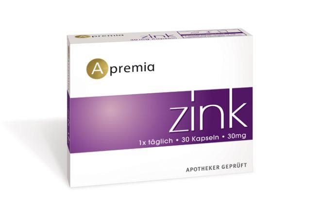 Apremia Zink 30mg Kapseln - 30 Stück