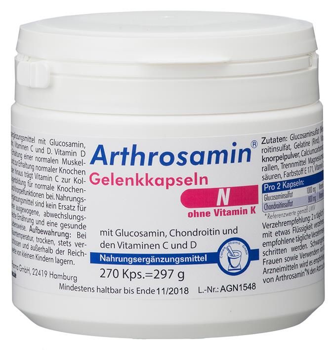 ARTHROSAMIN N KPS O.VIT K - 270 Stück