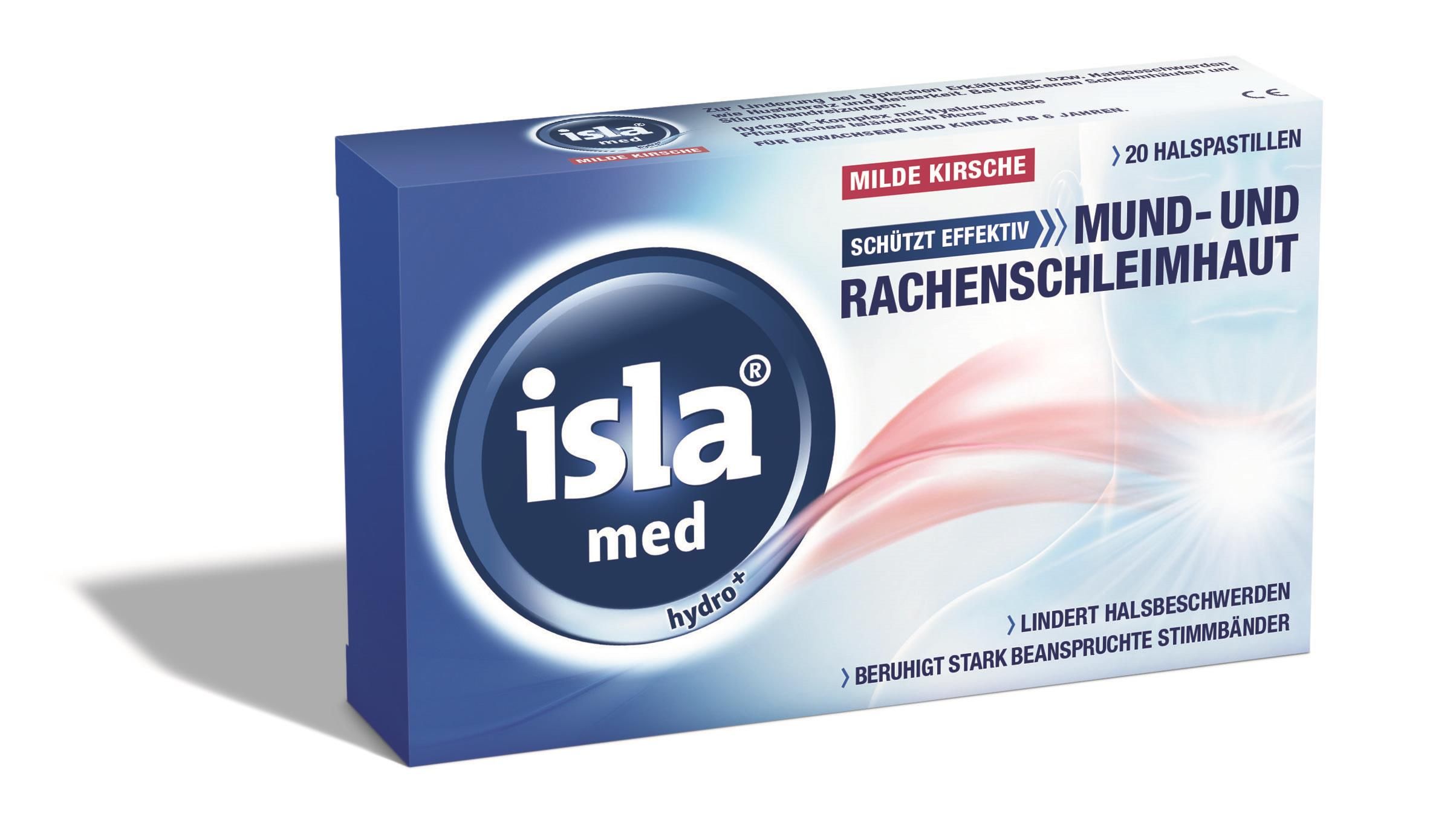 Isla med Kirsche Halspastillen 20 Stück - 20 Stück