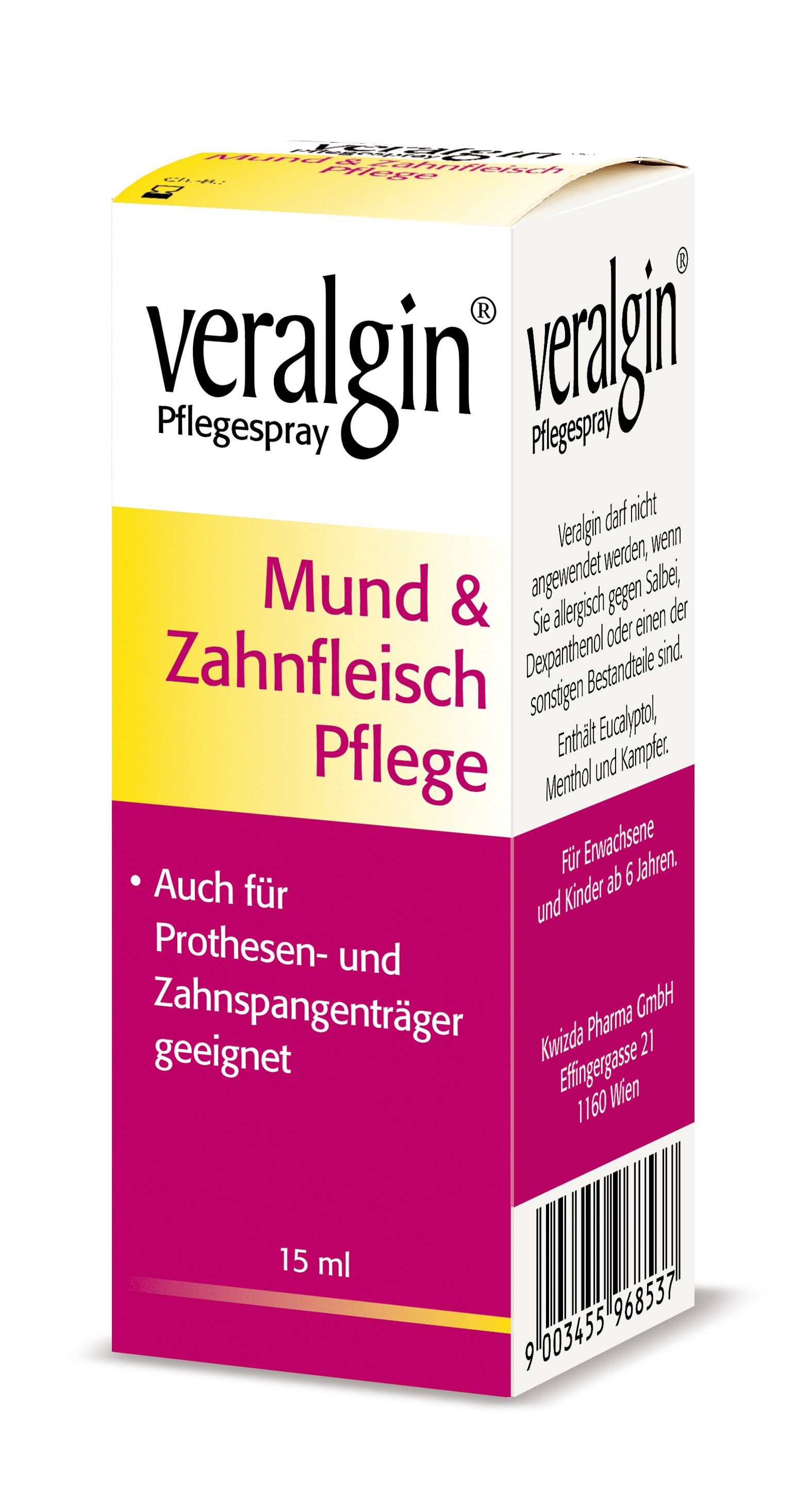 Veralgin Pflegespray - 15 Milliliter
