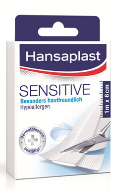 Hansaplast&#x20;Sensitive&#x20;1m&#x20;x&#x20;6cm&#x20;-&#x20;1&#x20;St&#xFC;ck