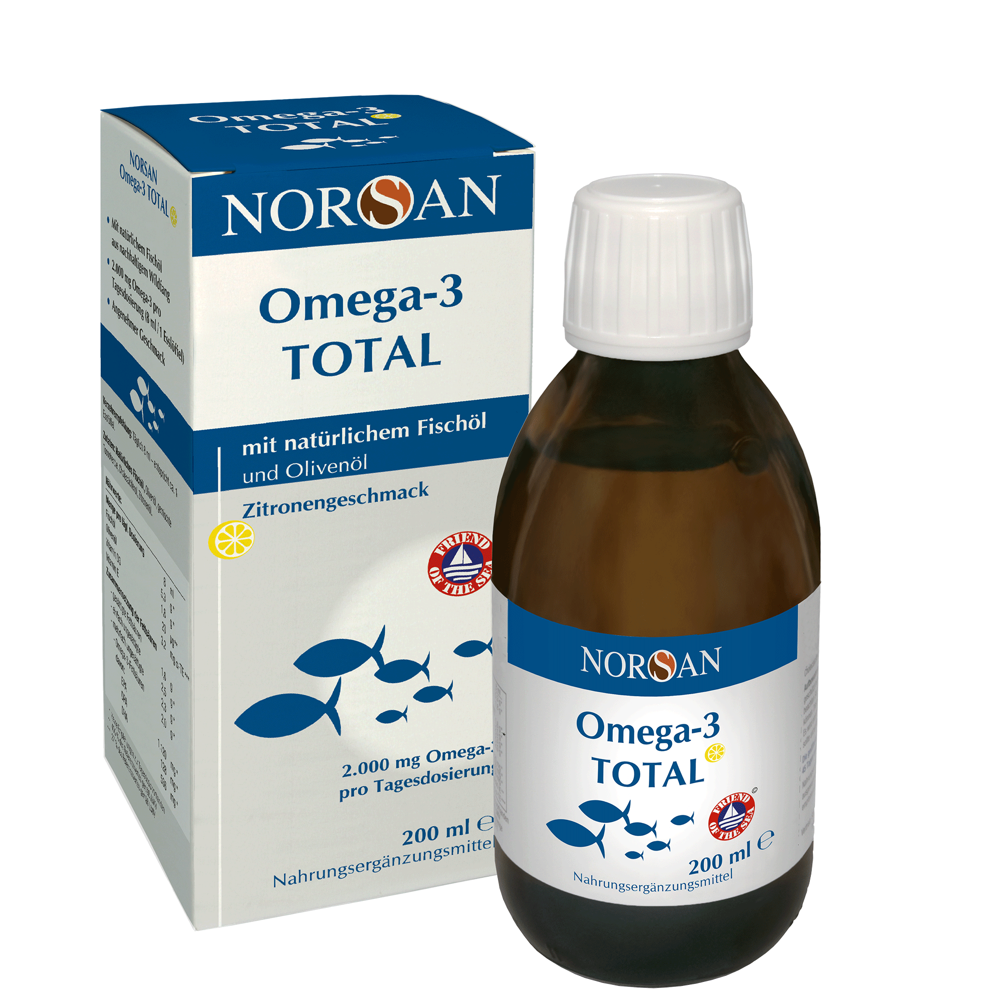 NORSAN OMEGA 3 OEL TOTAL ZIT - 200 Milliliter
