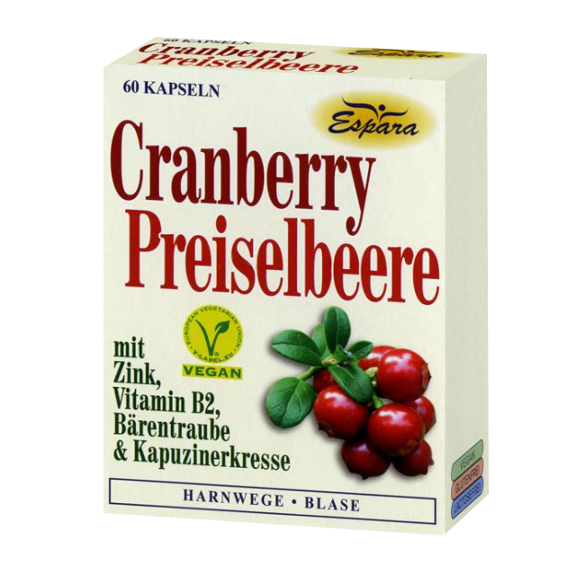 Espara Cranberry-Preiselbeere Kapseln - 60 Stück