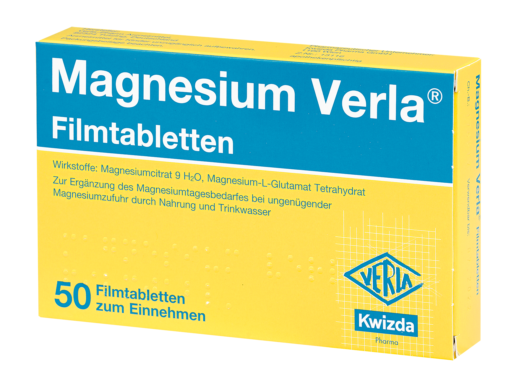 Magnesium Verla - Filmtabletten - 50 Stück