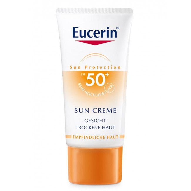 Eucerin SUN CREME LSF 50+ für normale bis trockene Haut - 50 Milliliter