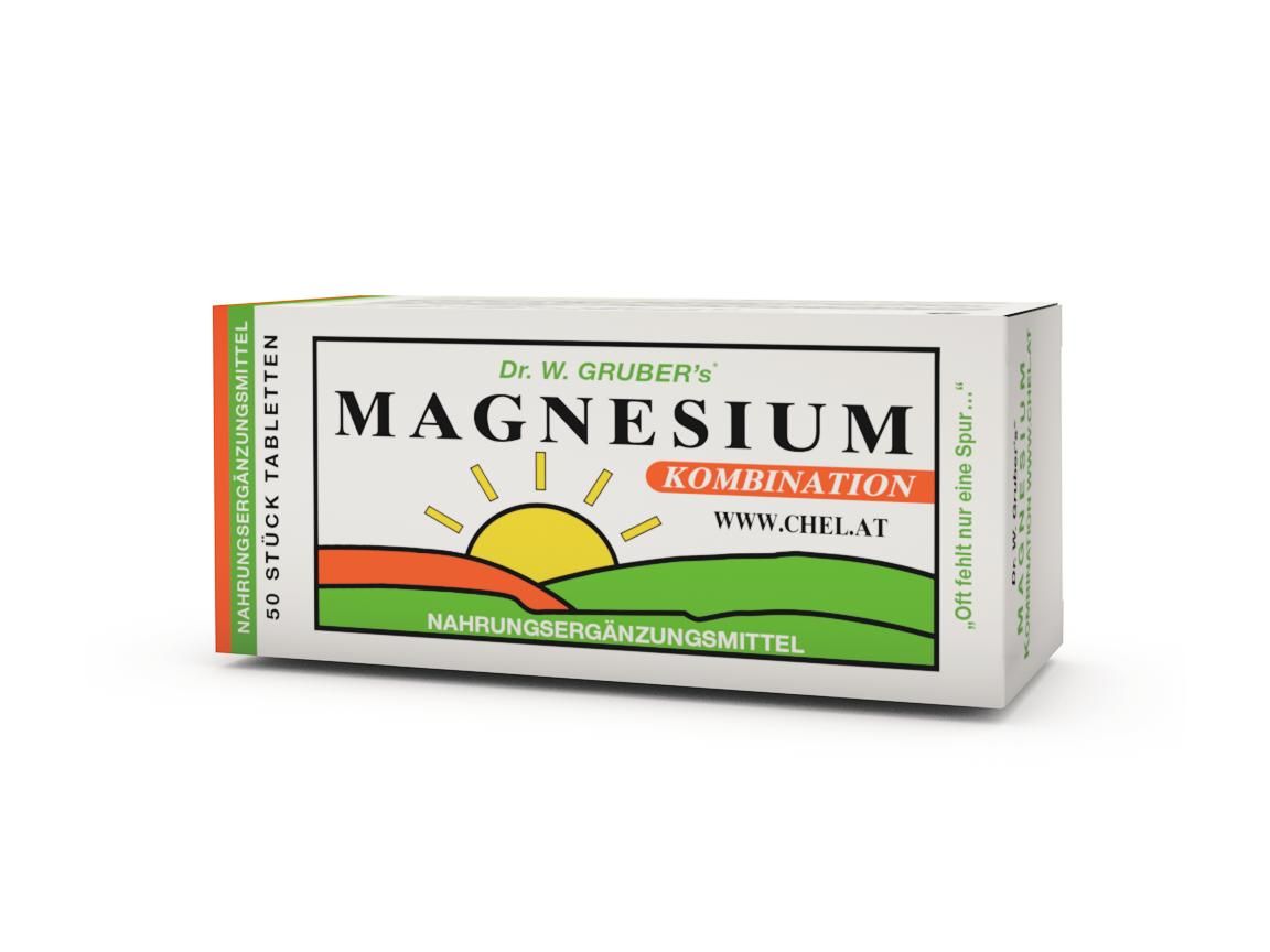 Dr. W. Grubers Magnesium Chelat Kombi - 50 Stück