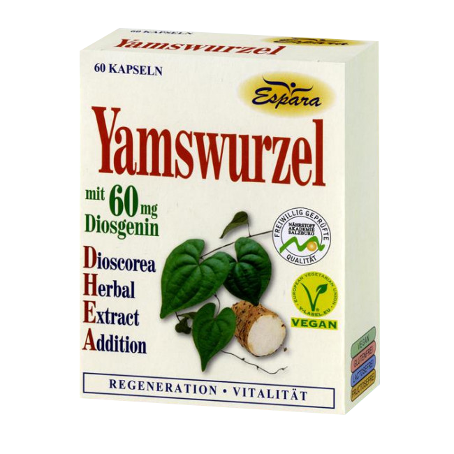 Espara Yamswurzel Kapseln - 60 Stück