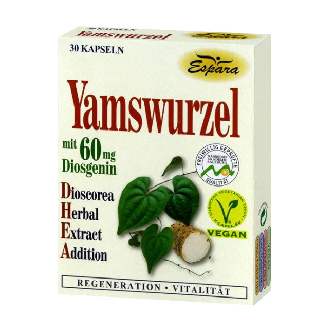 Espara Yamswurzel Kapseln - 30 Stück