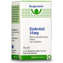 BURGERST ZINKVITAL 15MG TBL - 100 Stück
