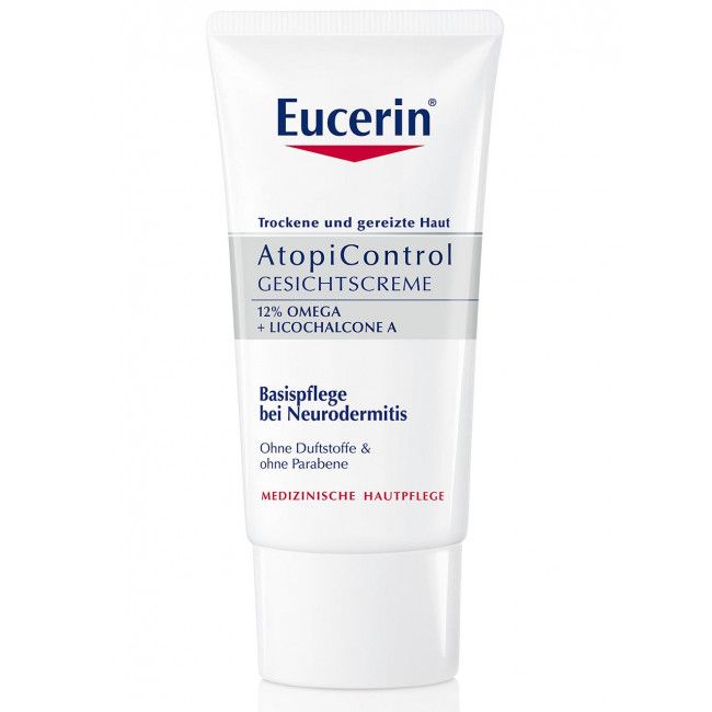 Eucerin&#x20;AtopiControl&#x20;Gesichtscreme&#x20;12&#x25;&#x20;Omega&#x20;-&#x20;50&#x20;Milliliter