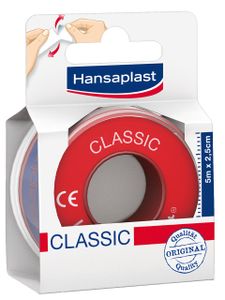 Hansaplast med Fixierpflaster classic 2,5cm x 5m - 1 Stück