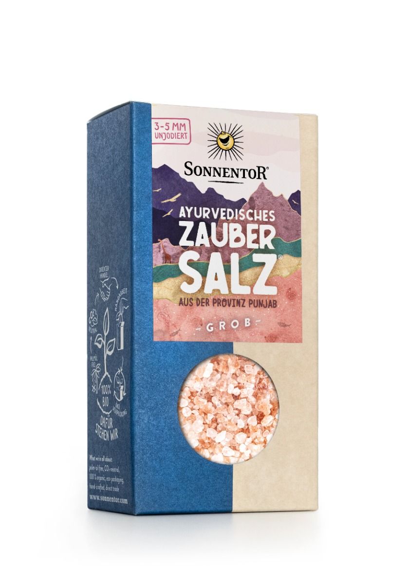Sonnentor© Ayurvedisches Zaubersalz® grob, für Salzmühlen - 150 Gramm