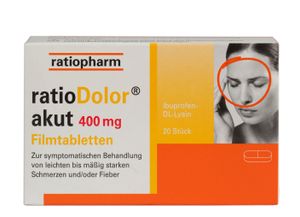 ratioDolor akut® 400 mg - 20 Stück