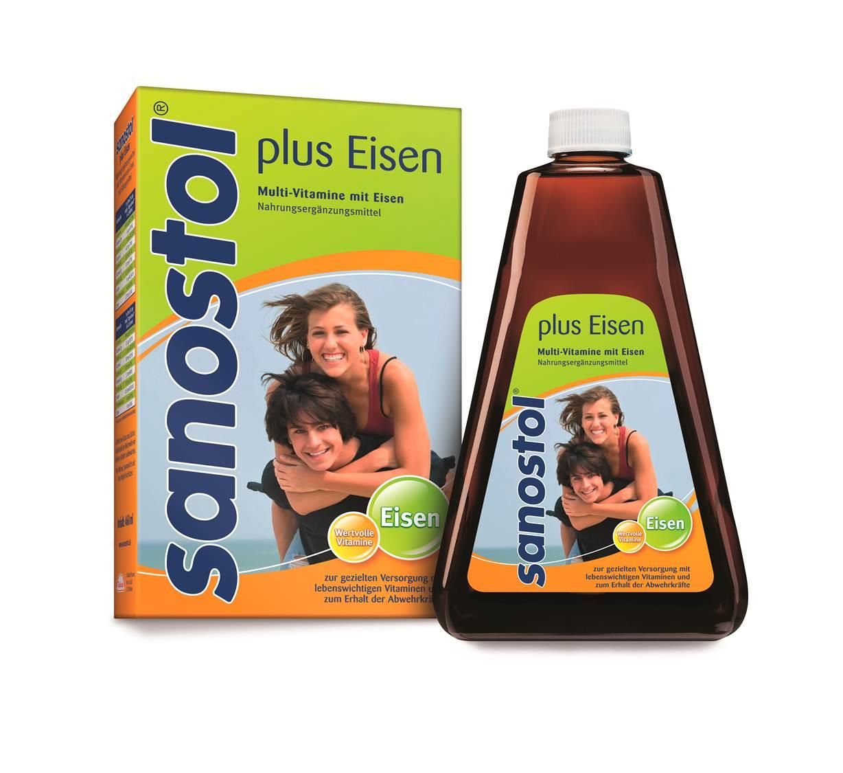 SANOSTOL MULTIVIT +EISEN - 460 Milliliter