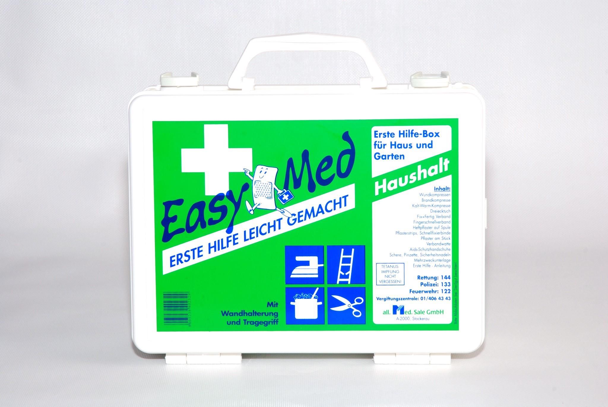 EasyMed Erste Hilfe Box Haushalt - 1 Stück