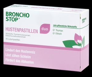 Bronchostop duo Hustenpastillen - 40 Stück